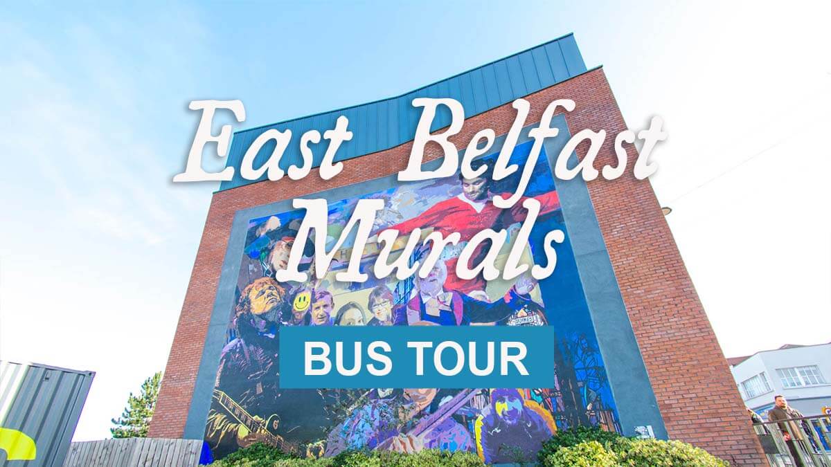 Belfast wall murals guided bus tours in Belfast and East Belfast Northern Ireland by Journey East Tours - horizontal photo 7458