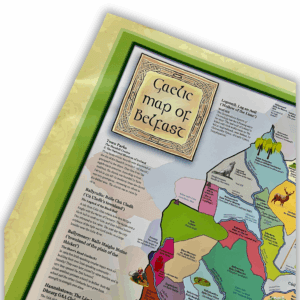Gaelic history of Belfast map